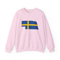 Sweden Flag on Nebraska Outline | Heavy Sweatshirt